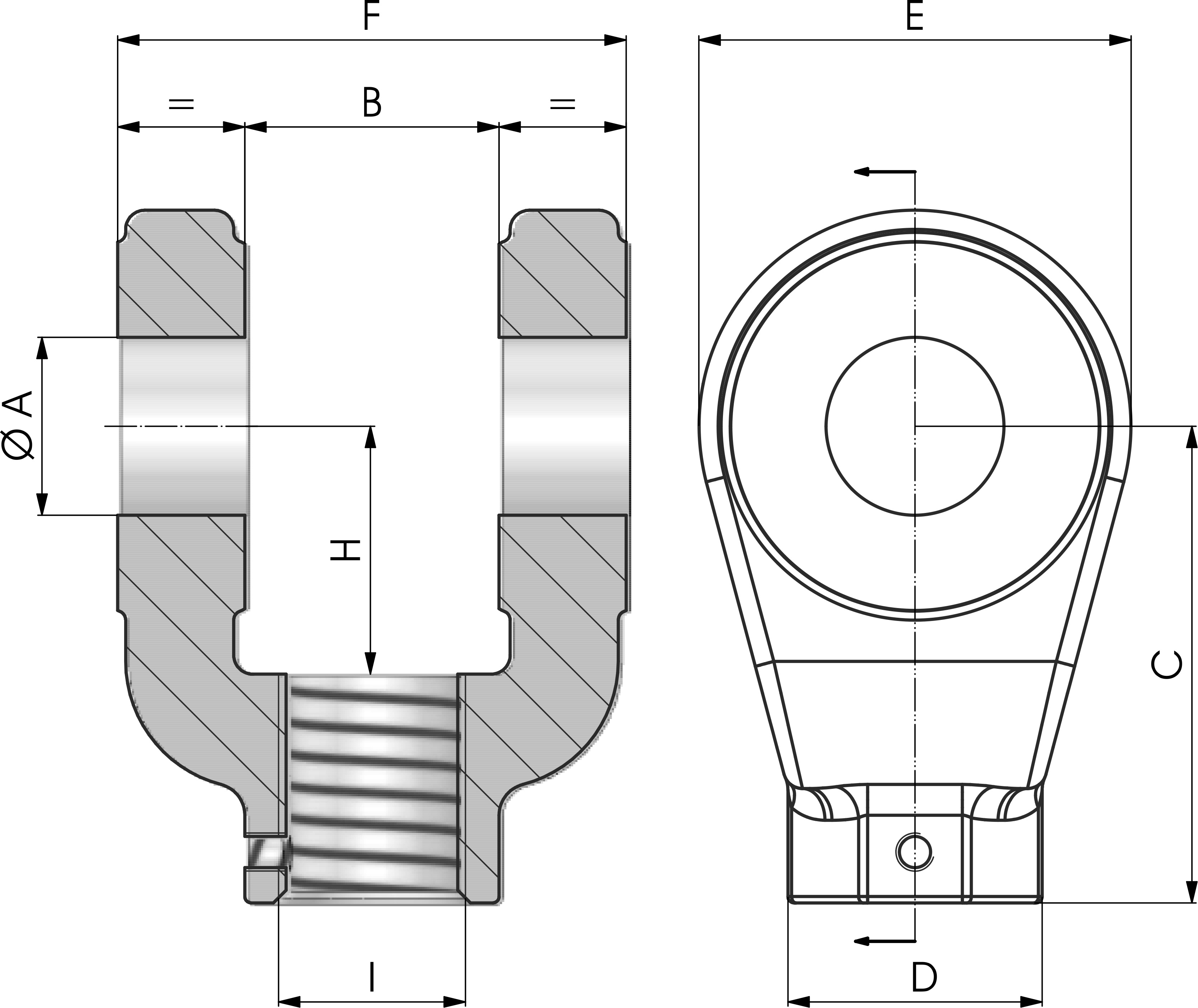 HINGE FORK